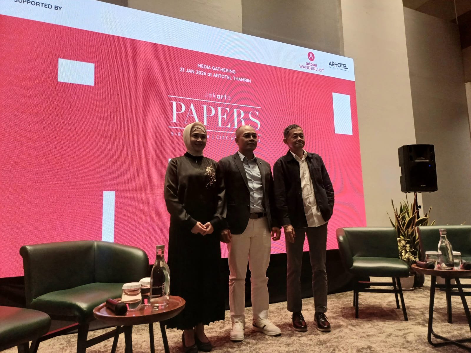 Konfrensi Pers Art Jakarta Papers pada Rabu (21/1). Foto: GPriority/Dimas A Putra