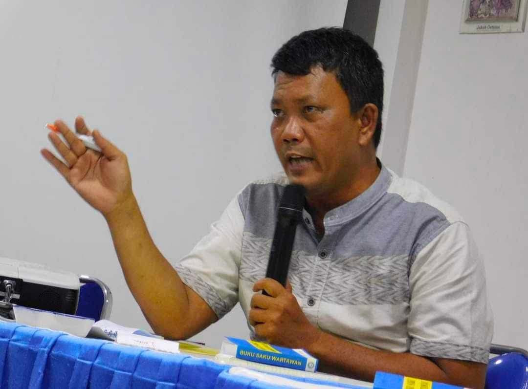 Ketua Forum Pengurangan Resiko Bencana (FPRB) Kabupaten Aceh Tamiang, Erwan. Foto: zulfitra/gpriority