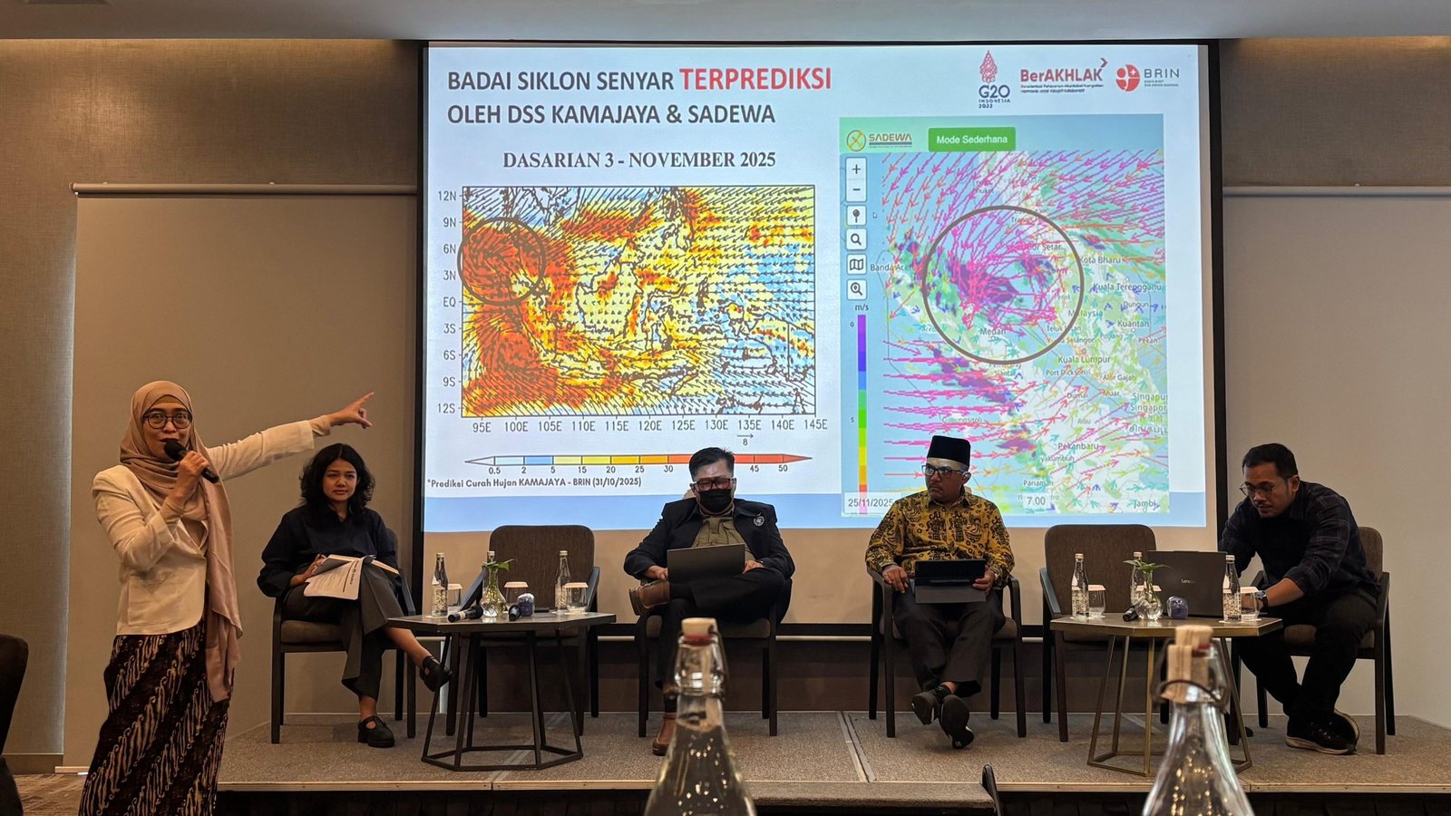 Peneliti BRIN, Prof. Erma Yulihastin, saat memberikan pemaparan pada agenda diskusi publik yang berlangsung di Jakarta pada Senin (26/1)/Foto : GPriority (Nindya Farhah Azzahrah)