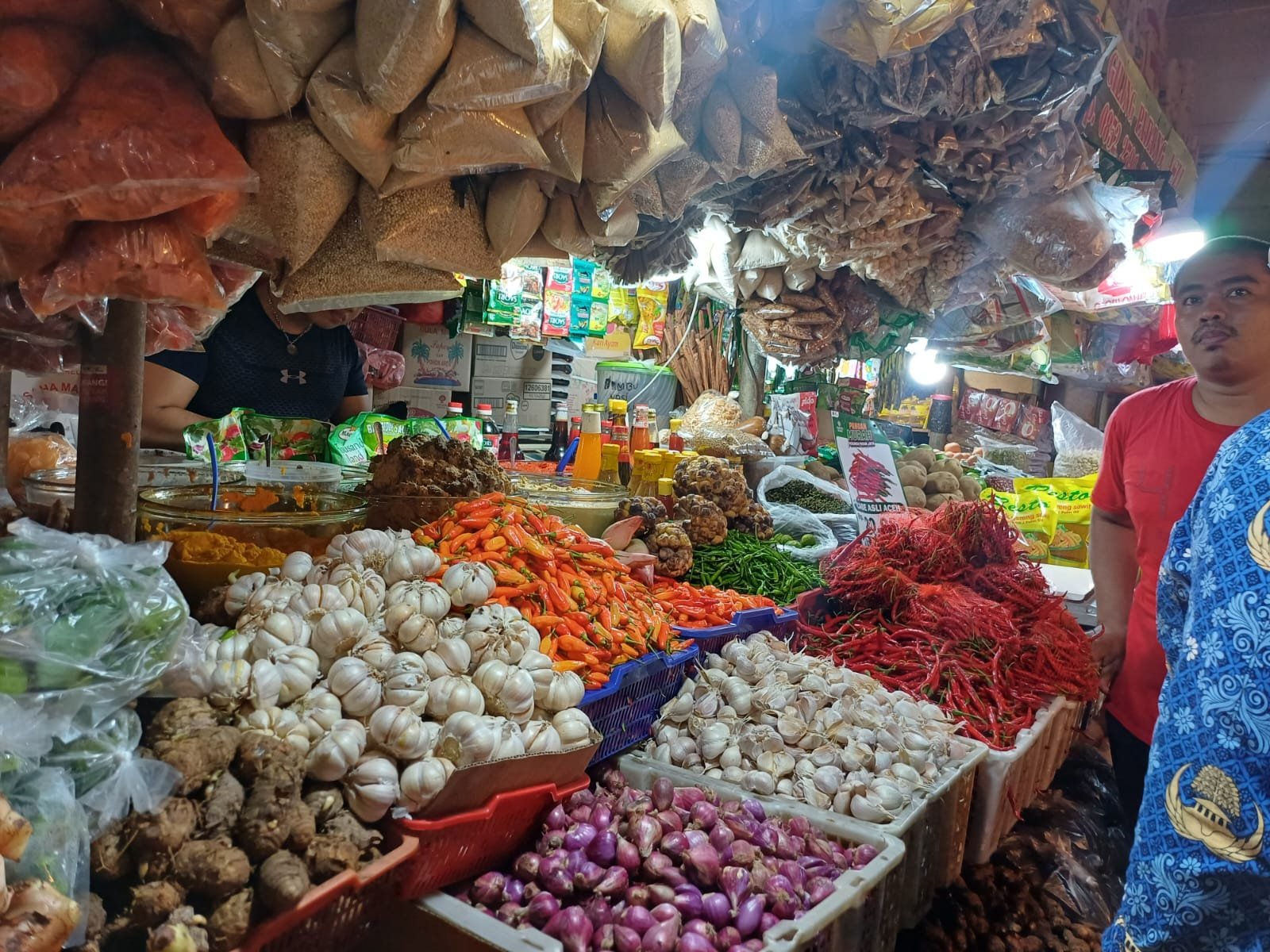 Bahan-bahan dapur di pasar. Foto: dok.pribadi