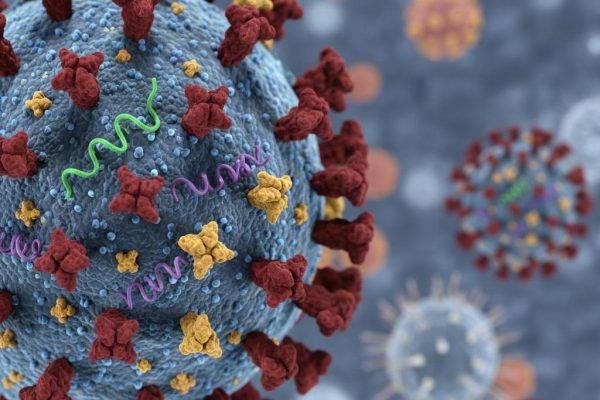 Ilustrasi virus influenza A(H3N2) subclade K/Foto Kemenkes