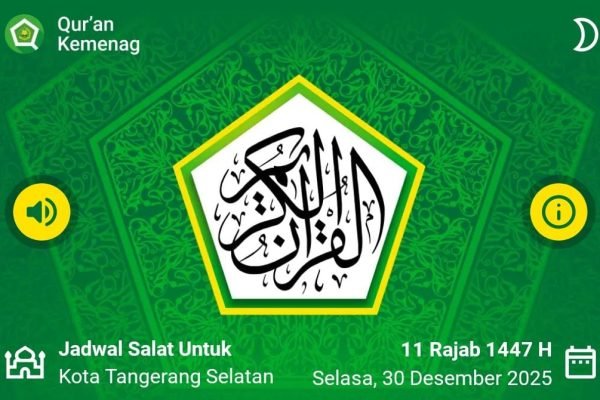 Aplikasi Quran Kemenag versi Android/Foto Kemenag