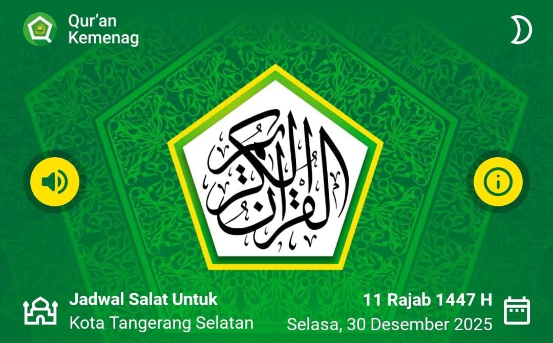 Aplikasi Quran Kemenag versi Android/Foto Kemenag