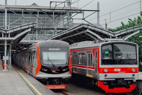 Ilustrasi KRL/Foto : Dok. Instagram @commuterline