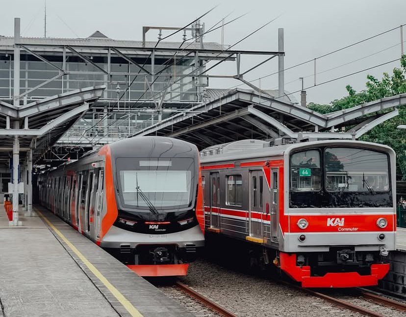 Ilustrasi KRL/Foto : Dok. Instagram @commuterline