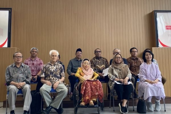 Gerakan Nurani Bangsa dalam jumpa pers bertajuk “Pesan Kebangsaan Awal 2026” yang digelar di Kompleks Katedral, Jakarta Pusat, Selasa (13/1)/Foto Fifi Abdurahman
