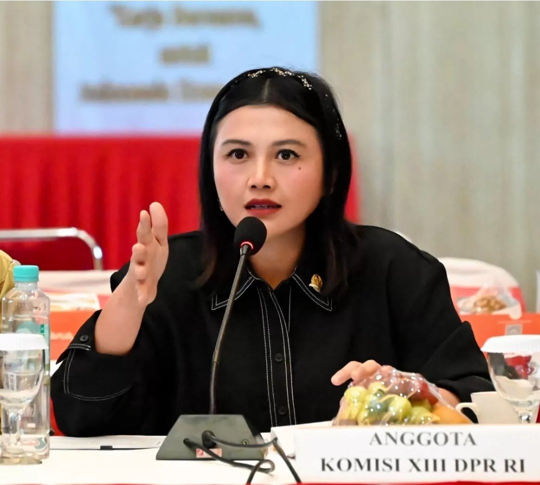 Anggota Komisi XIII DPR RI dari Fraksi PDIP, Vita Ervina. Foto: istimewa