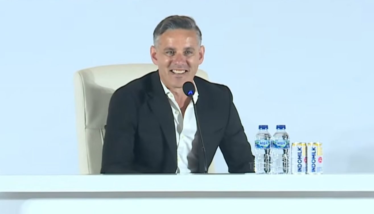 Pelatih Timnas Indonesia yang baru, John Herdman. Foto : Dok. PSSI TV