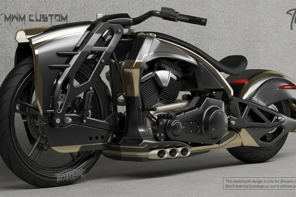 Karya eksklusif berbasis Harley-Davidson Road Glide dari MWM Custom siap dipamerkan ke ajang Indonesia International Motor Show (IIMS) 2026. Foto: MWM Custom