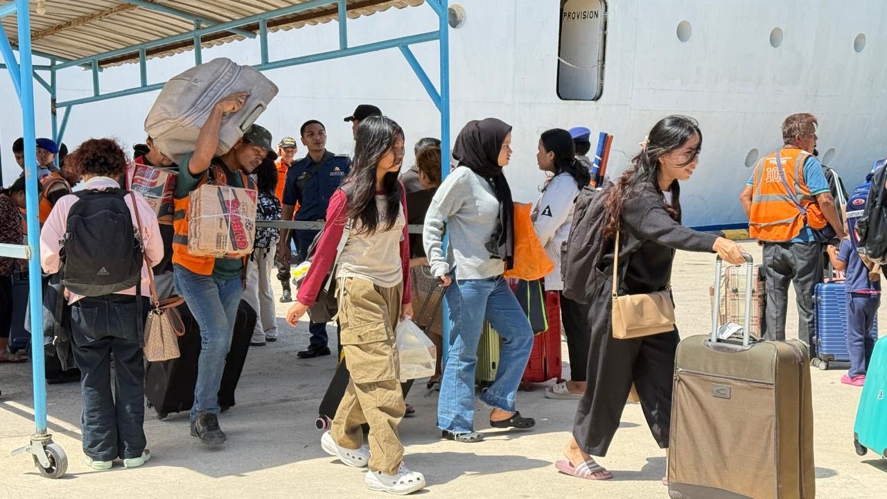 Masyarakat sedang bepergian dalam rangka libur Nataru/Foto Kemenhub