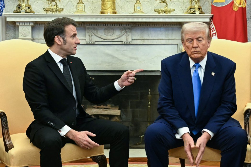 Presiden Prancis Emmanuel Macron, bersama Presiden AS Donald Trump/Foto : Dok. Getty Images