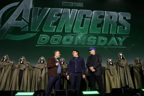 Momen saat Marvel memperkenalkan pemain film Avengers: Doomsday yang akan tayang pada bulan Desember mendatang/Foto : Dok. Marvel