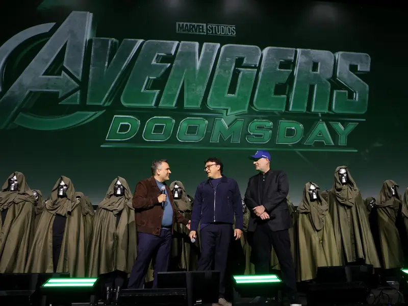 Momen saat Marvel memperkenalkan pemain film Avengers: Doomsday yang akan tayang pada bulan Desember mendatang/Foto : Dok. Marvel