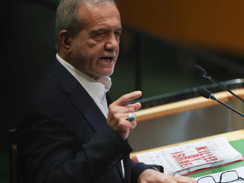 Presiden Iran Masoud Pezeshkian / Foto : Dok. AFP