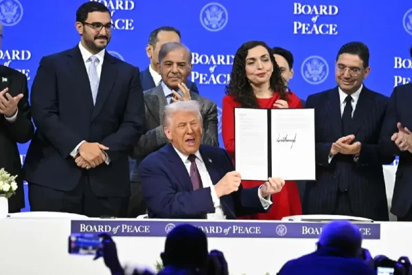 Pakistan resmi bergabung dengan Dewan Perdamaian Trump (Peace of Board) di Davos, Swiss, beberapa waktu lalu/Foto : Dok. AFP