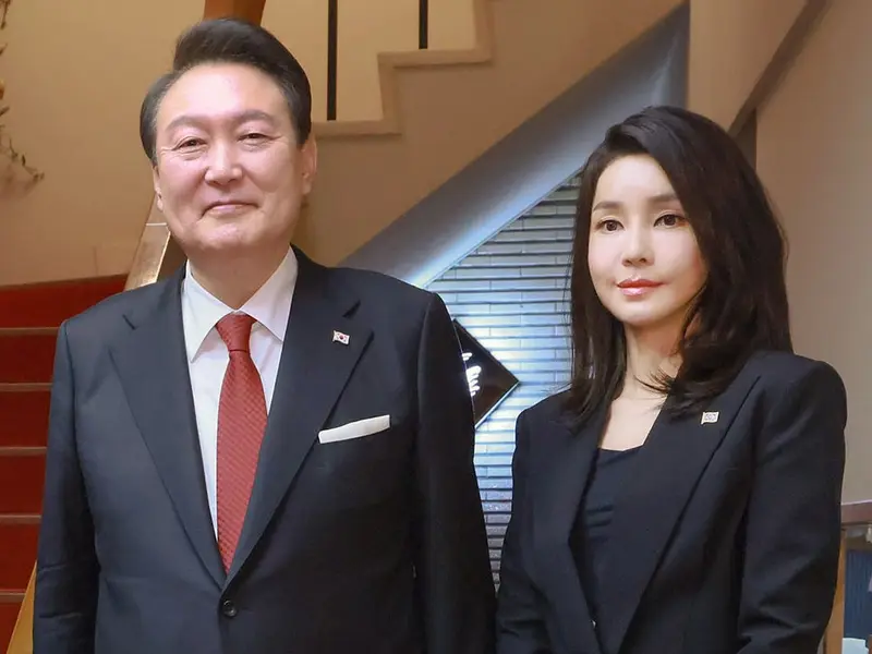 Mantan Presiden Korea Selatan, Yoon Suk Yeol, bersama Kim Keon Hee/Foto : Dok. Korean Daily