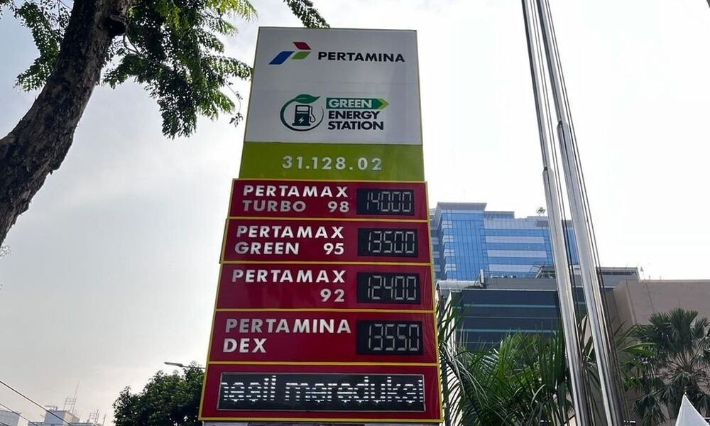 Daftar harga BBM Pertamina. Foto: carapandang.com