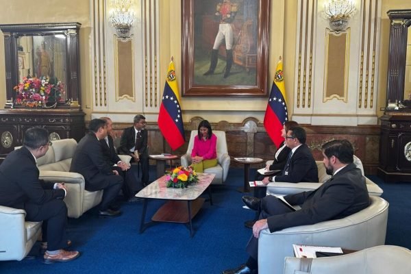 Pertemuan Indonesia-Venezuela di Istana Presiden Milaflores, pada Kamis (29/1)/Foto : Dok. Kemlu RI