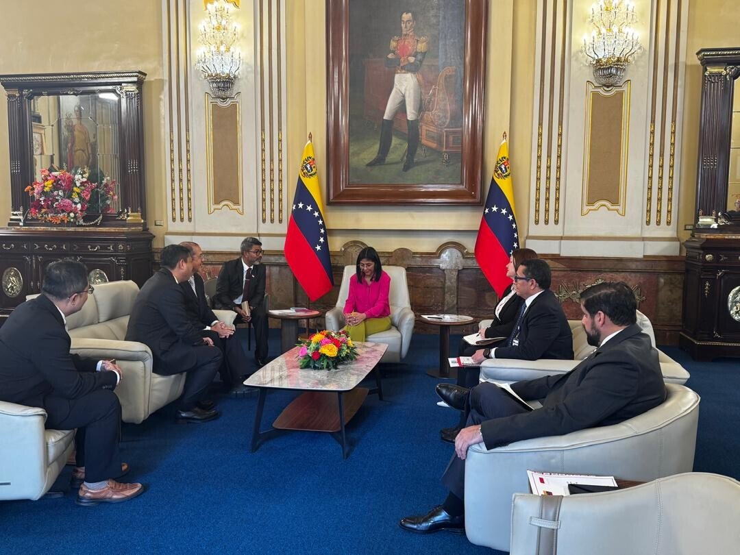 Pertemuan Indonesia-Venezuela di Istana Presiden Milaflores, pada Kamis (29/1)/Foto : Dok. Kemlu RI