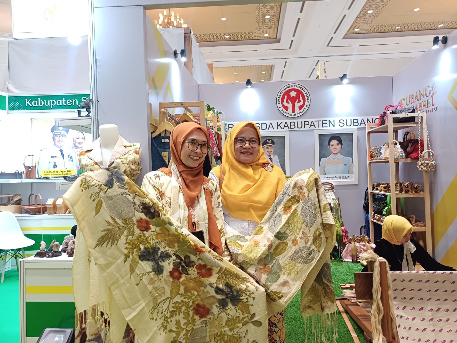 Dekranasda Kabupaten Subang turut meramaikan ajang Inacraft 2026 di Jakarta Intertational Convention Center (JICC), Jakarta pada 4-8 Februari 2026. Foto: GPriority/Dimas A Putra