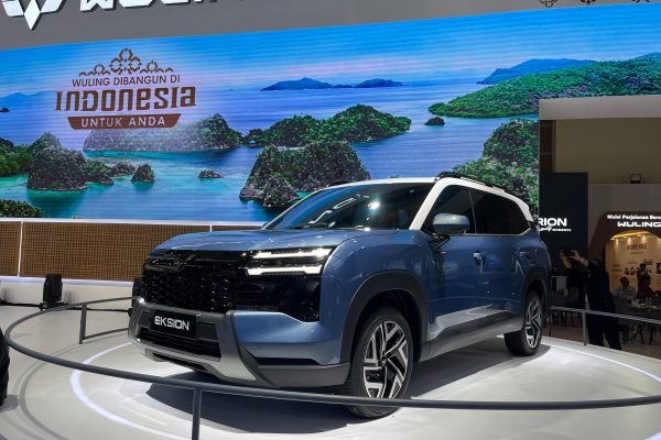 Wuling Eksion, dalam ajang Indonesia International Motor Show (IIMS) 2026 yang berlangsung di JIExpo Kemayoran, Jakarta, pada 5–15 Februari 2026.Foto: GPriority/Rizky Dimuharam