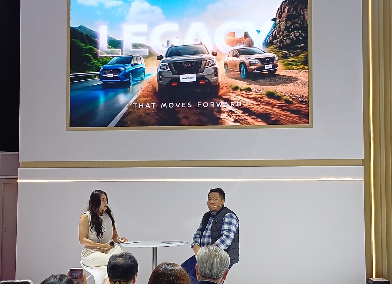 Head of Sales and Product Nissan Motor Distributor Indonesia (NMDI), Bima Aristantyo dalam konfrensi pers di IIMS 2026 di JIExpo Kemayoran, Jakarta, Kamis (5/2). Foto: GPriority/Dimas A Putra
