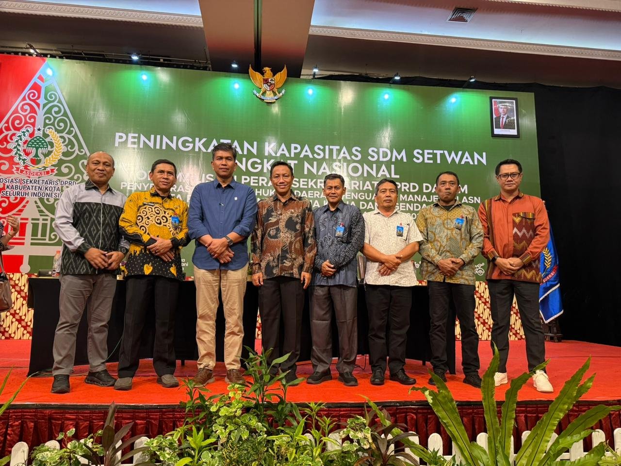 Sekertaris DPRD Sumbawa bersama jajaran mengikuti Peningkatan Kapasitas SDM Setwan Tingkat Nasional oleh Asdeksi di Yogyakarta pada 11-14 Februari 2026. Foto: istimewa