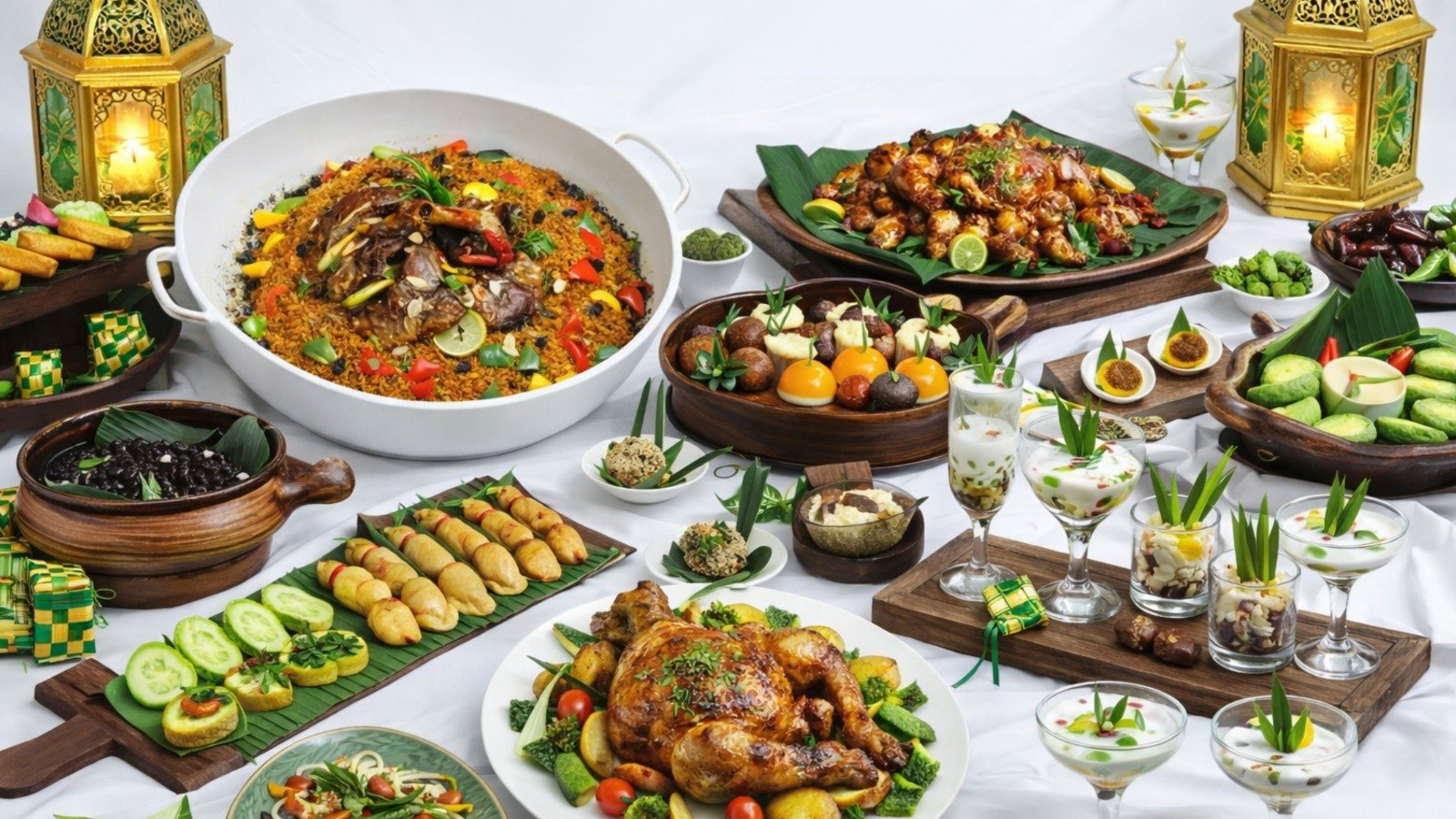 Tampilan sajian saat Iftar Ramadan di Hotel Ciputra Jakarta. Foto: istimewa