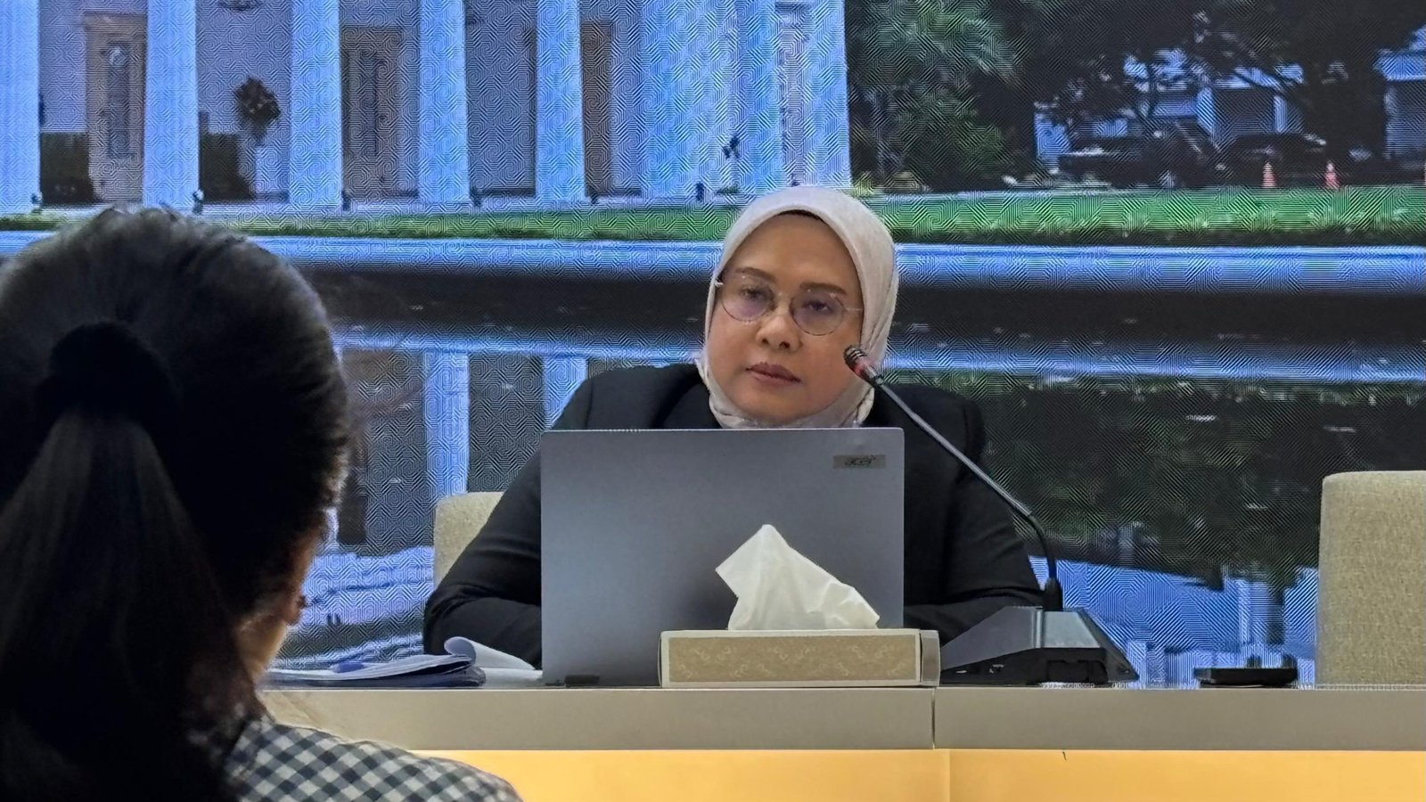 Plt. Direktur Perlindungan WNI Kementerian Luar Negeri Republik Indonesia (Direktur PWNI), Heni Hamidah, Foto : Dok. GPriority (Nindya Farhah Azzahrah)