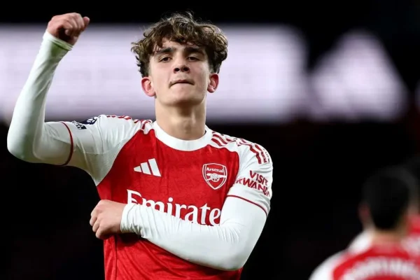 Max Dowman, pemain Arsenal dan pesepakbola termuda yang cetak gol di Premier League saat melawan Everton pada Minggu (15/3) kemarin/Foto : Dok. Getty Images Sport