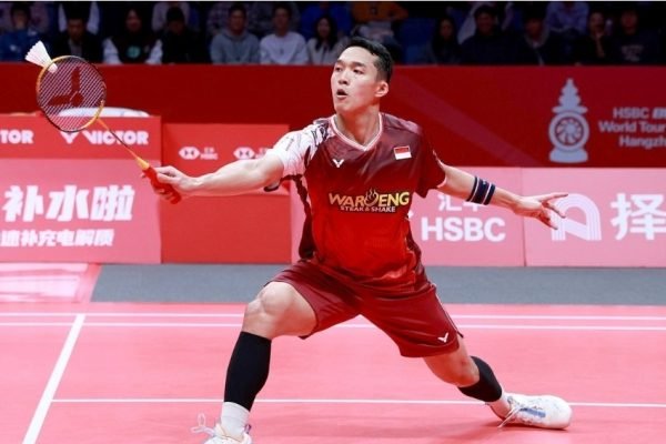 Pebulu tangkis tunggal putra Indonesia, Jonatan Christie. Foto: PBSI
