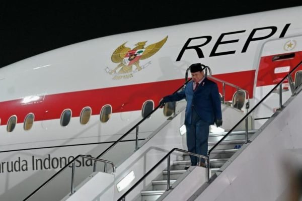 Momen Presiden Prabowo saat tiba di Jepang pada Minggu (29/3)/Foto : Dok. BPMI Setpres RI