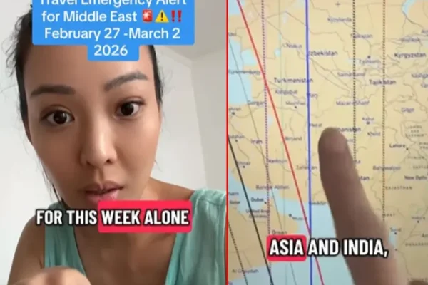 Peramal @astronatofficial, memprediksi wilayah Asia Tengah juga akan ikut memanas seperti yang saat ini terjadi di wilayah Timur Tengah/Foto : Tangkapan Layar TikTok @astronatofficial