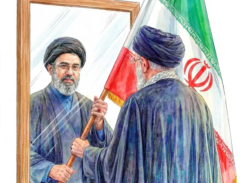 Ilustrasi Mojtaba Khamenei usai dilantik menggantikan ayahnya yang wafat akibat serangan gabungan AS-Israel pada Sabtu (28/2) lalu/Foto : Dok. X