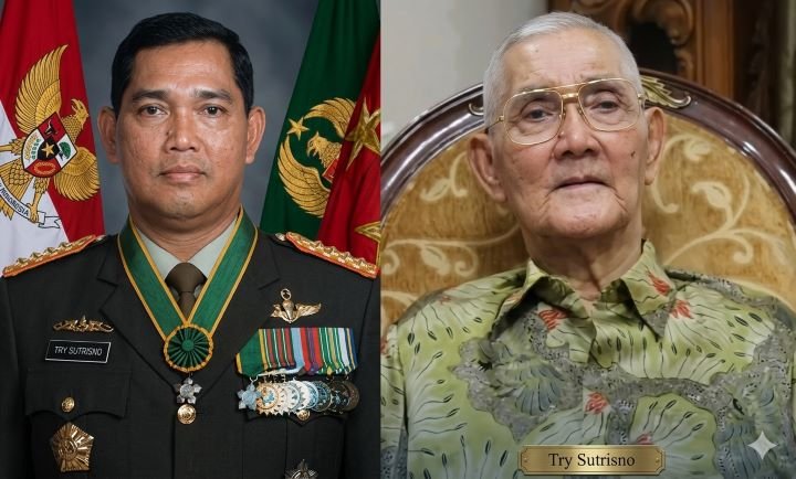 Wakil Presiden RI ke-6, Try Sutrisno, wafat hari ini/Foto : Dok. Istimewa