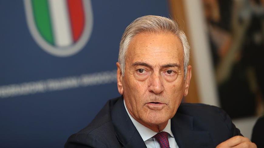 Kepala Federasi Sepak Bola Italia (FIGC), Gabriele Gravina, resmi mengundurkan diri dari jabatannya, Kamis (2/4) kemarin/Foto : Dok. AFP