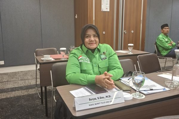 Wakil Bupati Tojo Una-Una (Touna), Surya, S.Sos., M.Si. menghadiri Rapat koordinasi Partai Kebangkitan Kebangsaan (PKB) yang digelar di Hotel Mercure Cikini, Jakarta, Kamis (2/4). Foto: GPriority/Risma Octavia