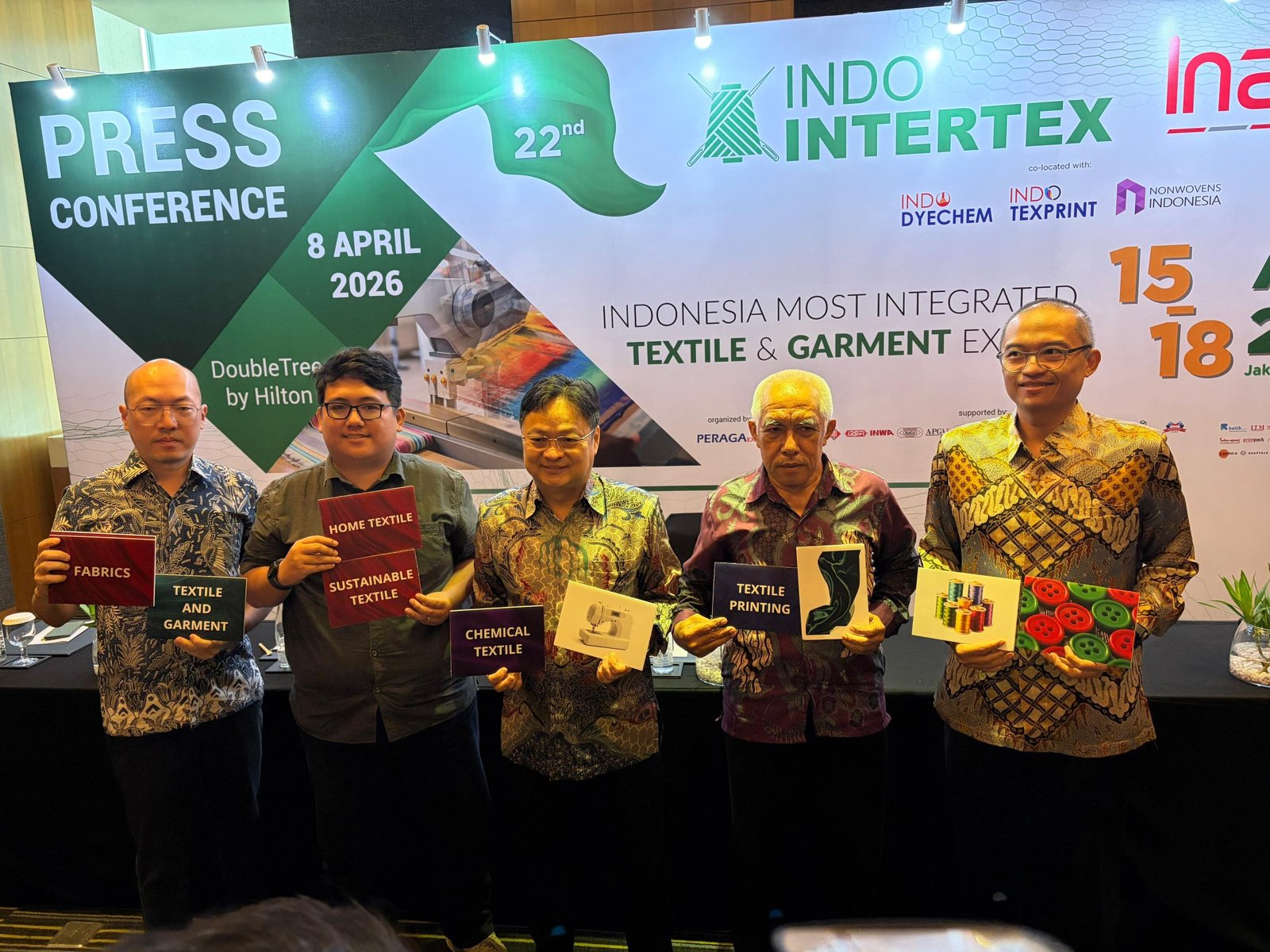 Intertex & Inatex 2026, akan kembali diselenggarakan pada 15-18 April 2026 mendatang di JIExpo Kemayoran, Jakarta/Foto : Dok. Istimewa