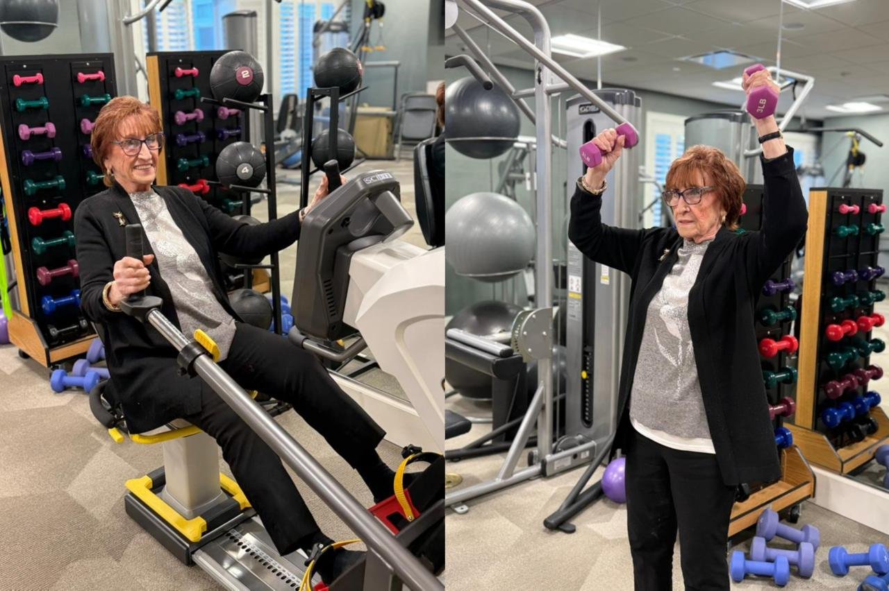 Shirley Goldman, nenek berusia 99 tahun yang rutin ke tempat gym setiap hari/Foto : Dok. NY Post