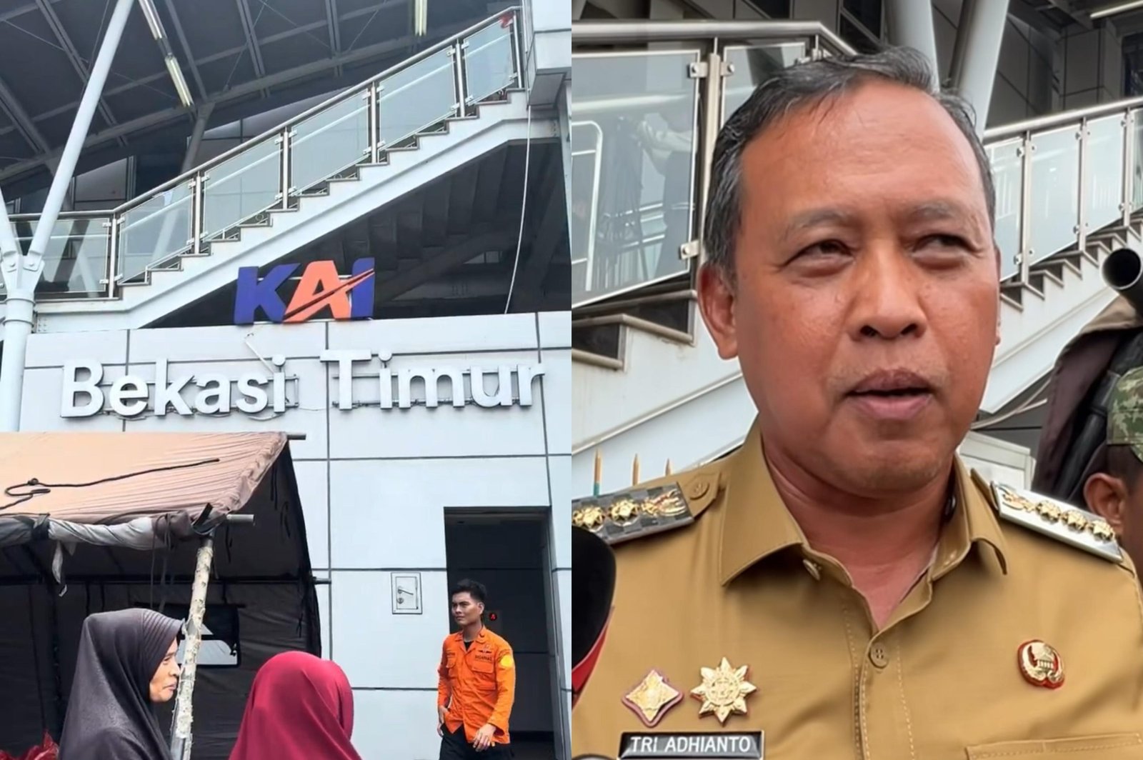 Wali Kota Bekasi, Tri Adhianto, dorong percepatan pembangunan flyover Rp300 miliar usai insiden kecelakaan KA di Stasiun Bekasi Timur/Foto : Dok. GP Nindya & Instagram @triadhianto