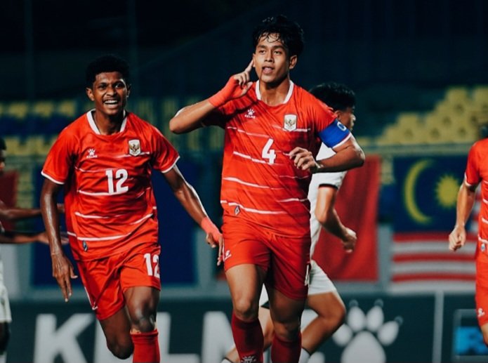 Momen kemenangan Timnas U17 Indonesia saat menghadapi Timor Leste pada Senin (13/4)/Foto : Dok. Instagram @timnasindonesia