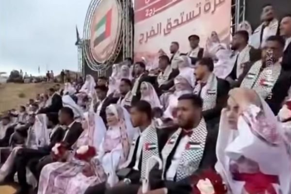 Nikah massal di Gaza Palestina. Foto: istimewa