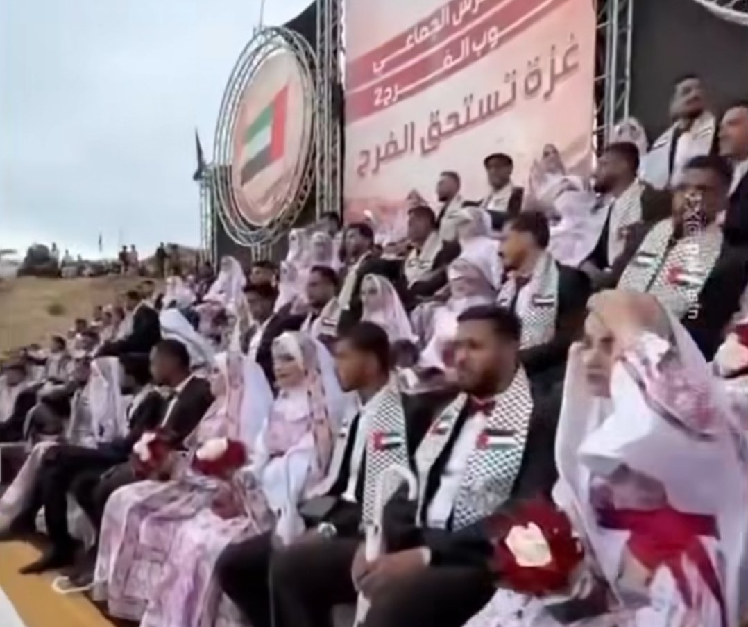 Nikah massal di Gaza Palestina. Foto: istimewa
