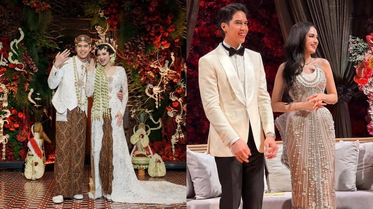 Momen akad nikah dan resepsi El Rumi dan Syifa Hadju yang berlangsung pada Minggu (26/4) kemarin/Foto : Istimewa