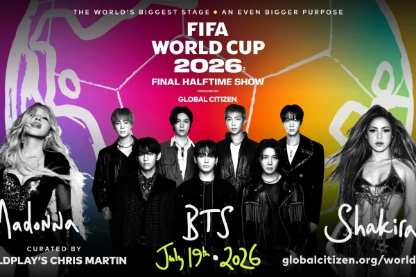 BTS, Madonna, hingga Shakira jadi guest star halftime show Final Piala Dunia 2026/Foto : Dok. Global Citizens
