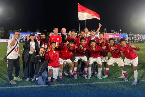Tim sepak bola Indonesia Garuda Baru juarai Piala Dunia Anak Jalanan 2026 atau Street Child World Cup 2026, beberapa waktu lalu/Foto : Dok. KBRI Mexico