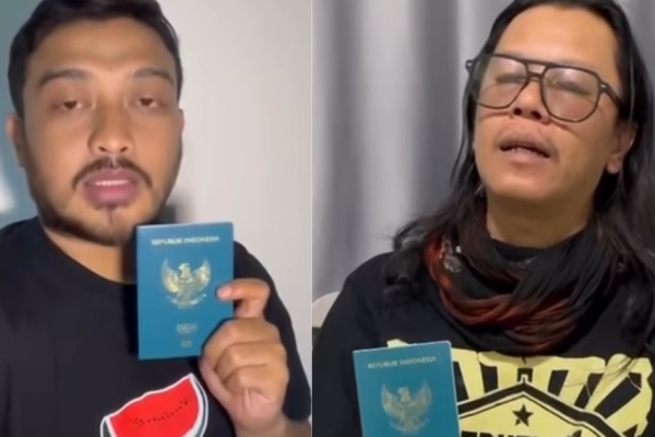 Dua jurnalis Republika, Bambang Noroyono dan Thoudy Badai. Foto: dok.republika