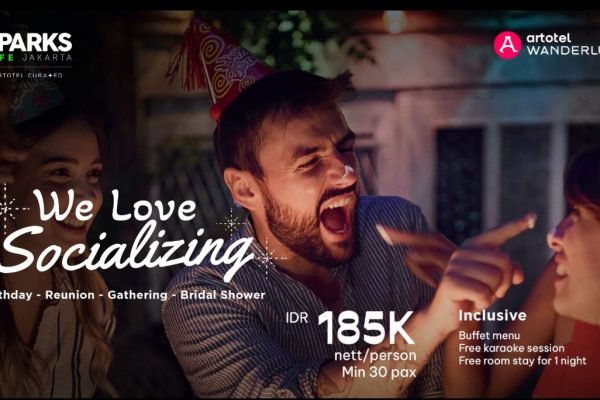 Paket “We Love Socializing” dari Sparks Life Jakarta/Foto : Istimewa