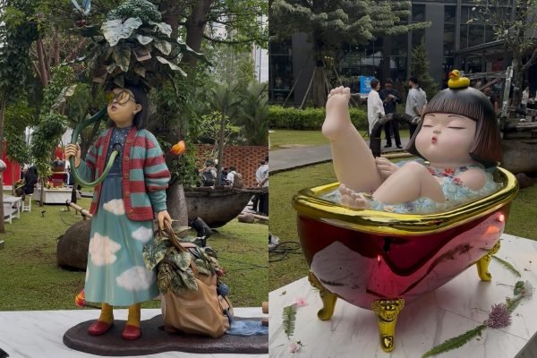Bocoran 2 karya yang ditampilkan pada pameran seni Art Jakarta Gardens 2026/Foto : GPriority (Nindya Farhah Azzahrah)