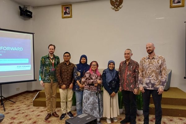 Acara “Kerja Sama Indonesia-Jerman FAIR Forward: Mendorong Ekosistem Data Terbuka dan AI Berbasis Masyarakat” di Jakarta, Rabu (6/5). Foto: GPriority/Dimas A Putra